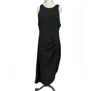 Premier Amour Women’s Black Midi Dress Size 16 NWT